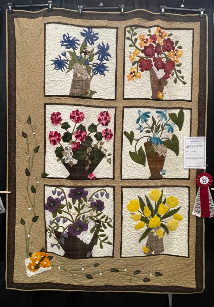 quilting the garden by wanda brooks