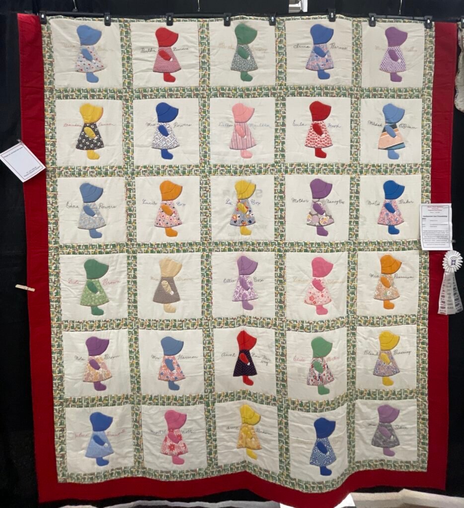 sun bonnet sue friendship by rebecca young
